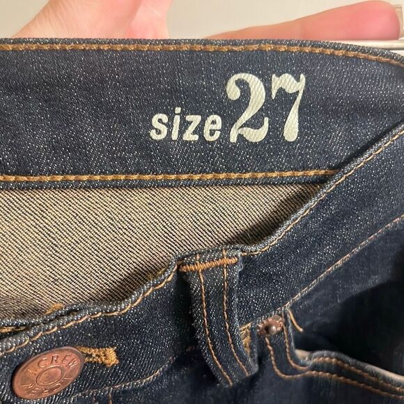 ✨J.CREW High Rise Skinny Sz 27 Jeans Dark wash✨ - Picture 6 of 8